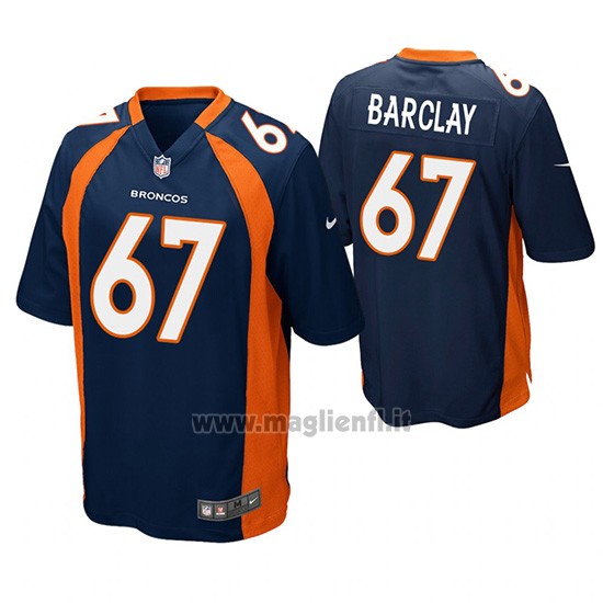 Maglia NFL Game Denver Broncos Don Barclay Blu